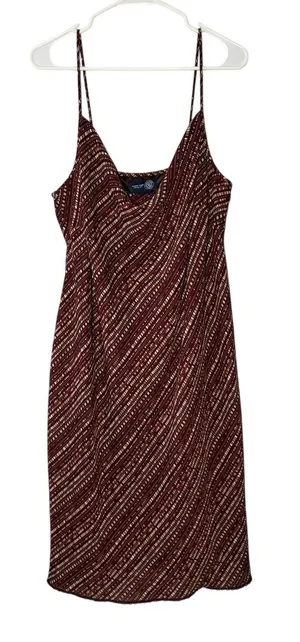 Venezia Jeans Co. Y2K Brown Midi Slip Dress Plus 18/20 Fairy Boho thumbnail 1