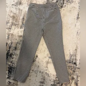 Topshop Houndstooth Skinny Pants - Black & White thumbnail 5