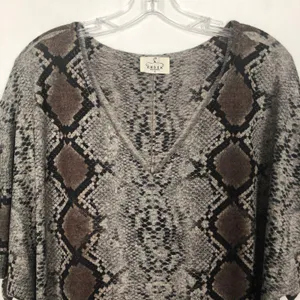 Ember Snake Print V-Neck Dolman Sleeve Top Size L thumbnail 3