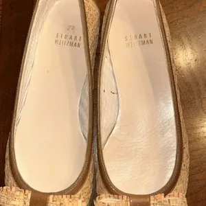 Stuart Weitzman Tan Candy Cork Flat Shoes(6.5M) thumbnail 10