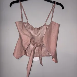 Princess Polly Dusty Pink Front-Tie Cami thumbnail 2