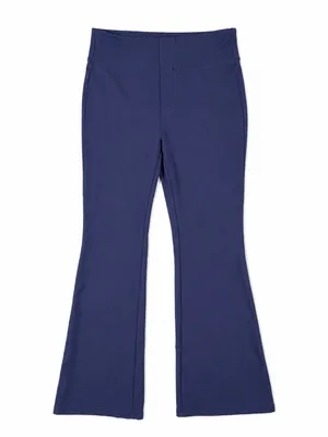 Halara Navy Bootcut Pants Pull On Stretch High Rise Size M thumbnail 4