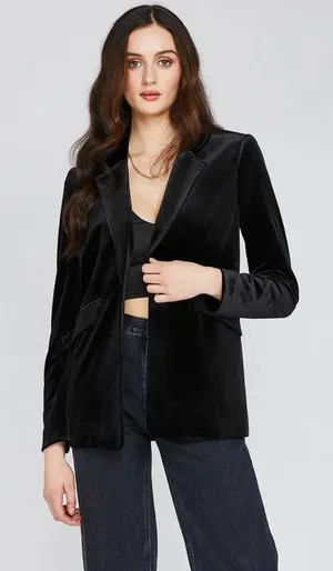Gentle Fawn Caroline‎ velvet green blazer size medium thumbnail 1