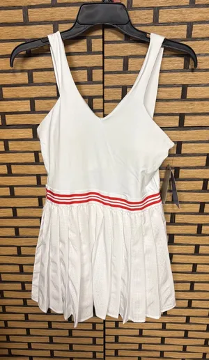 Avia‎ White Tennis Dress With Built In Shorts Size Medium thumbnail 1