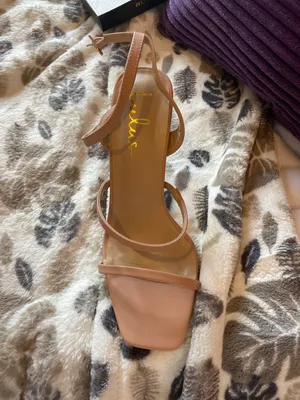 Lulus Strappy Nude Heels thumbnail 3