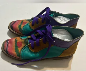 Vibram Colorful Artistic Sneakers with Purple Laces size 8 thumbnail 4