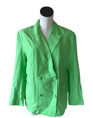 NWT STEVE MADDEN   Baldwin Blazer In Fresh Lime thumbnail 1