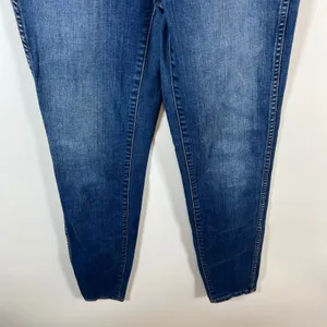 Madewell High Waisted‎ Sailor Jeans Medium Wash Cropped Flare women's Size 26 thumbnail 3