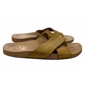 OluKai‎ Kipe'a Olu Slip On Slide Sandals Golden Harvest Women's Size 11 thumbnail 2