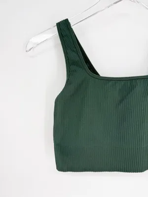 Peloton Seamless Low Impact Sports Bra Women’s M/L Green Activewear thumbnail 4