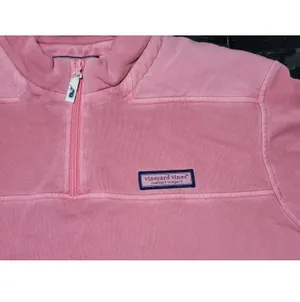Vineyard Vines Women's 1/4 Zip Pullover Sweatshirt Size Medium - Pink thumbnail 3