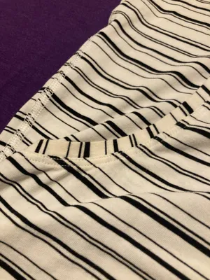 Lululemon All Tied Up Tank - Cut Back White Black stripe thumbnail 8