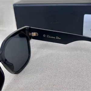 Christian Dior Matte Logo Black Sunglasses thumbnail 4