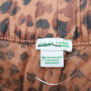 Aerie Leopard Print Relaxed Drawstring Pants Brown Animal Print XS Regular thumbnail 2