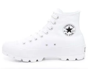Converse White  Hightop Platforms thumbnail 1