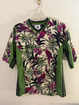 Farm Rio X Adidas Premium T-Shirt XS NWT thumbnail 6