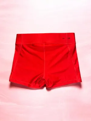 Under Armour Women’s Red Athletic Compression Shorts thumbnail 2