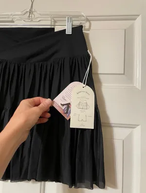 NWT! Blogilates Viral Taylor Swift Popflex Ballerina Skirt Skort Black (Small) thumbnail 3