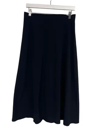 NEW Designer NWT luisaviaroma skirt L Large 8-10 black a-line skater alphatauri thumbnail 1