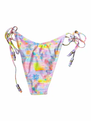 Kulani Kinis Sunset Universe Bikini Set XS O-Ring Halter Tie Side Pastel thumbnail 6