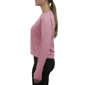 Reel Life Womens T-Shirt Sz L Purple Long Sleeve UV Crew Neck Polyester Outdoor thumbnail 3