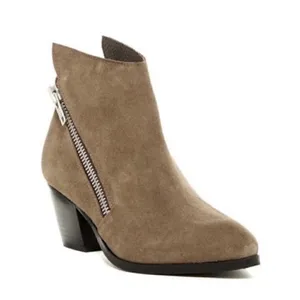 Anthropologie Matisse Frankie Asymmetrical Suede Zip Ankle Bootie thumbnail 7