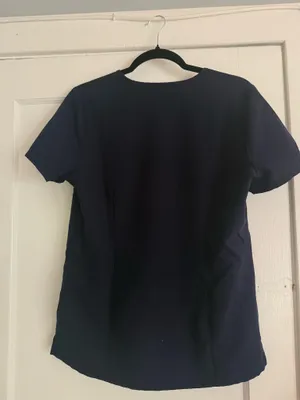 FIGS Navy Blue Scrub Top thumbnail 3
