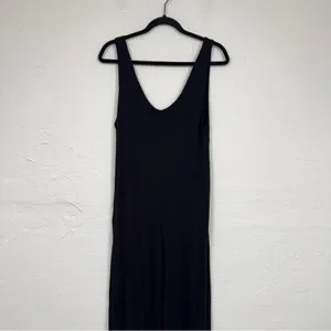Free People Beach Black Wide Leg Jumpsuit Womens XS Casual Summer Lagenlook thumbnail 3