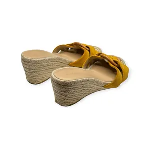 Veronica Beard 𒀭 Ivy Woven Wedges Espadrilles Sandals 𒀭 Saffron Suede 𒀭 6.5M thumbnail 5