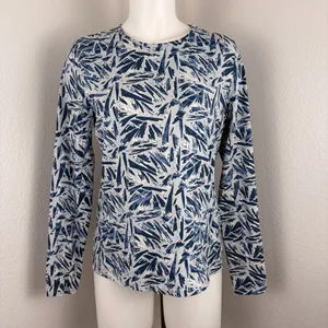 Hang Ten Palm print long sleeve rashguard swim top thumbnail 2