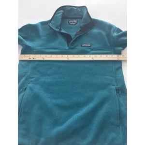 Patagonia Better Sweater 1/4 Snap Womens M Teal Blue Fleece Pullover 26010 thumbnail 7