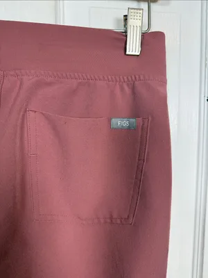 Figs Women's Zamora Jogger Scrub Pants in Mauve W2474 Sz XS thumbnail 6