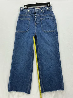 We The Free High-Rise Wide-Leg Jeans — Blue 981 thumbnail 5