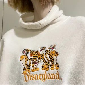 Disney Disneyland Winnie The Pooh Fleece Sweatshirt L thumbnail 7