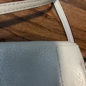 Kate‎ Spade Crossbody Bag Pebbled Leather Gray Zipper Flap Small Preppy Chic thumbnail 15