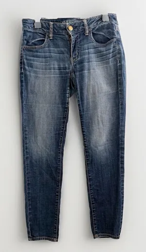 American Eagle Outfitters Women’s medium Blue Jeggings size 6 thumbnail 1