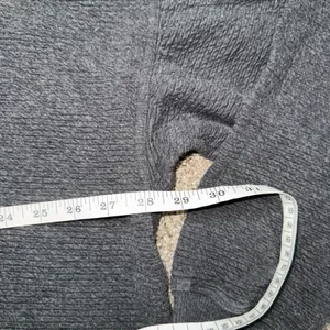 Lululemon Textured Knit Funnel Neck Pullover Womens 10 Grey Excellent Oversized‎ thumbnail 2