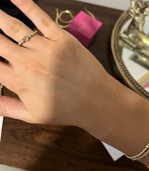 Pandora silver beaded ring thumbnail 2