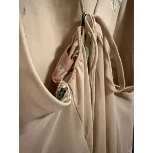 Show Me Your Mumu Floral‎ Maxi Dress Tan Beige XS thumbnail 6