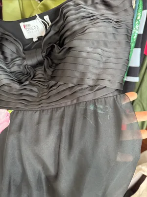 One33 Social Chiffon Strapless Gown Black Size 6 thumbnail 4