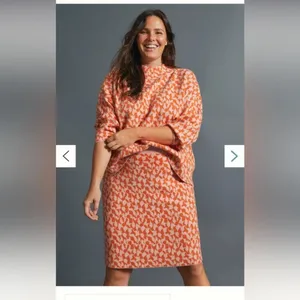 Anthropologie Maeve Anja Sweater Midi Skirt‎ Women’s Small Houndstooth Skirt Set thumbnail 2