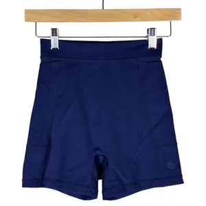 OFFLINE by Aerie Solid Biker Shorts Navy Blue Athletic Clean Girl Size S thumbnail 2