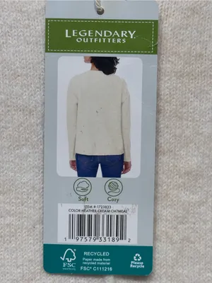 Legendary Outfitters Womens' Cozy Crewneck Sweater nwt thumbnail 7