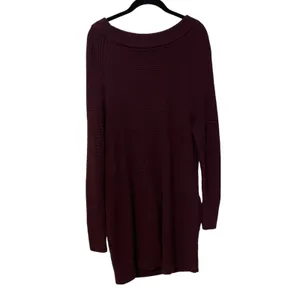 Lululemon Burgundy 100% Merino Wool Pullover Knit Sweater Size 6 Small thumbnail 4