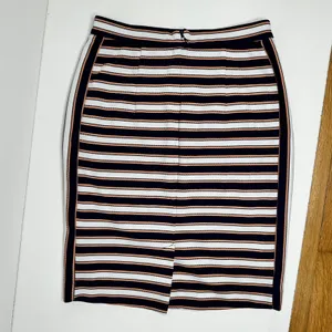 Banana Republic Textured Stripe Pencil Skirt Size 2P thumbnail 2