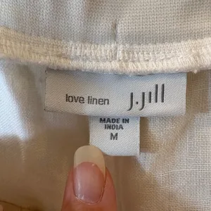 J.‎ Jill Love Linen White Straight Leg Pull On Pants Size Medium thumbnail 6