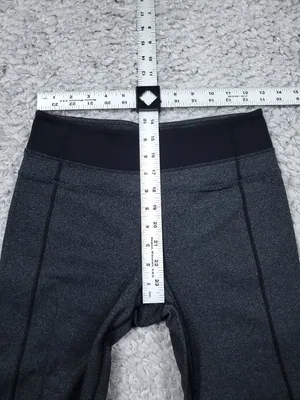 Lululemon Sequence Pants Luon Bootcut Black Gray Back Pockets Women's size 8 thumbnail 5