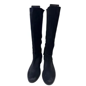 Naughty Monkey Womens Black Suede Leather Riding Boots Size 8.5 SKU 7436 thumbnail 10