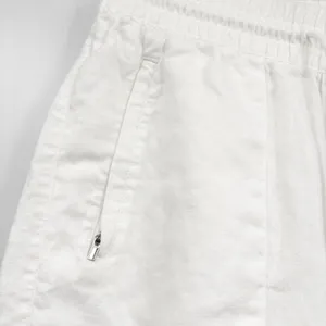 Athleta Womens Retreat Linen Wide Leg Coastal Minimalist Beachy White Pants S thumbnail 4