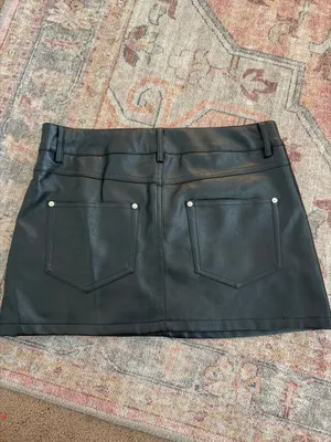 Edikted Leather Skirt thumbnail 2